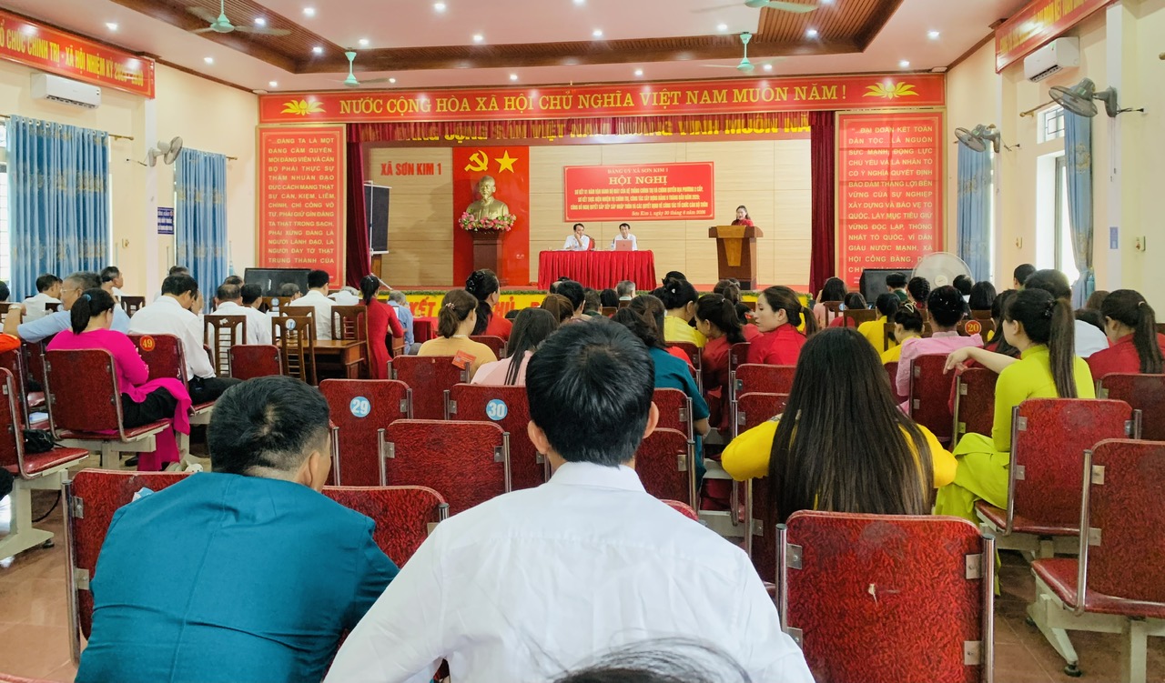 SƠN KIM 1: VỮNG VÀNG SAU SÁP NHẬP, PHÁT HUY SỨC MẠNH ĐOÀN KẾT XÂY DỰNG CHÍNH QUYỀN GẦN DÂN, VÌ DÂN