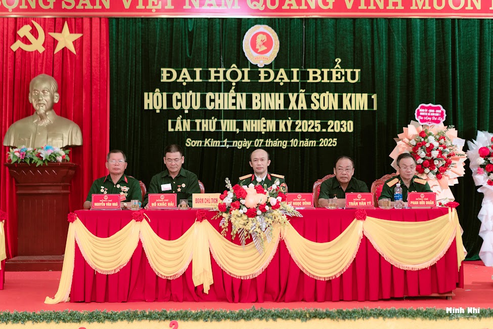 Đại hội Hội cựu chiến binh xã Sơn Kim 1 thành công tốt đẹp