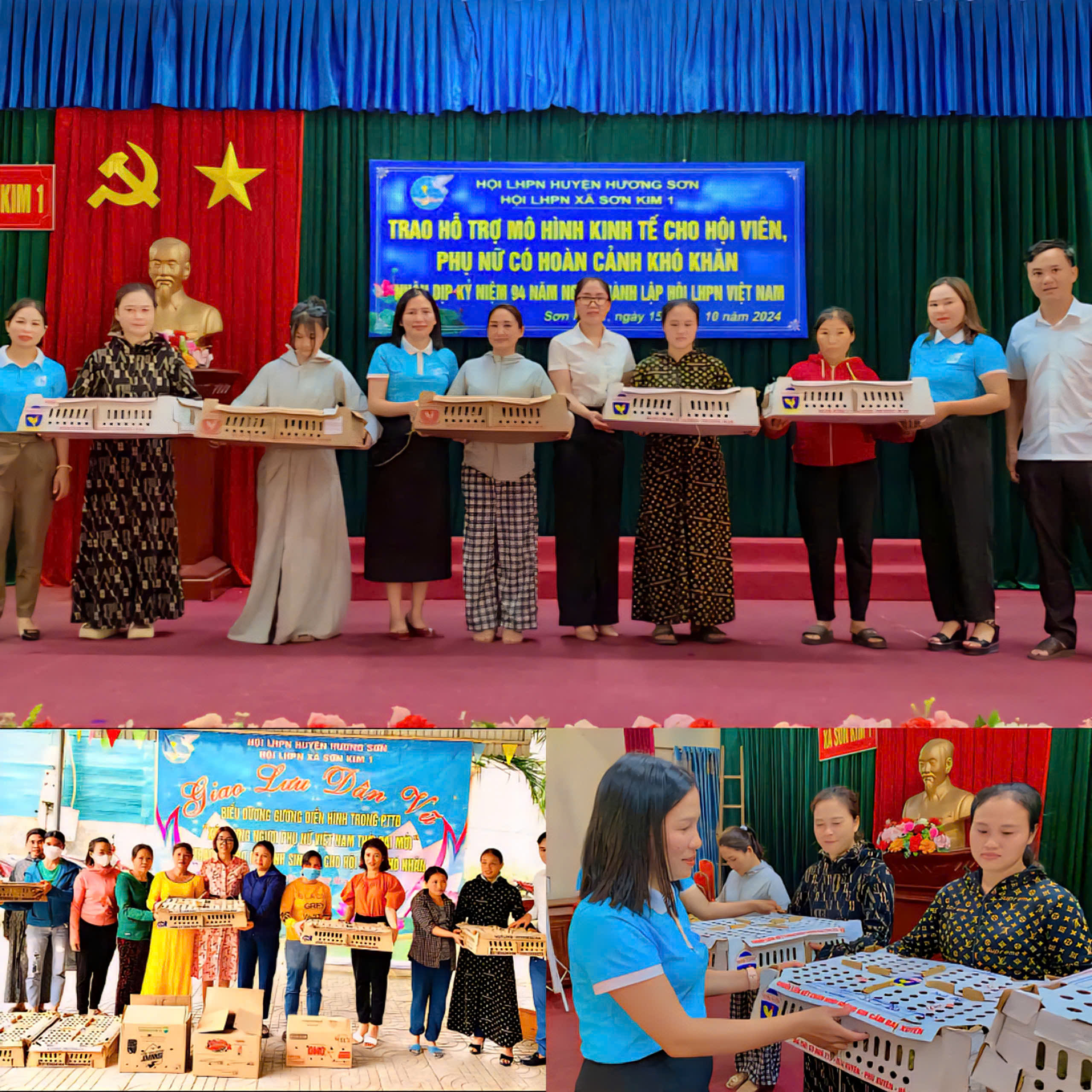 Vai trò của Hội LHPN xã Sơn Kim 1 trong công tác lãnh đạo thực hiện phong trào  thi đua  “ Xây dựng người phụ nữ Hà Tĩnh thời đại mới” và các cuộc vận động của Hội