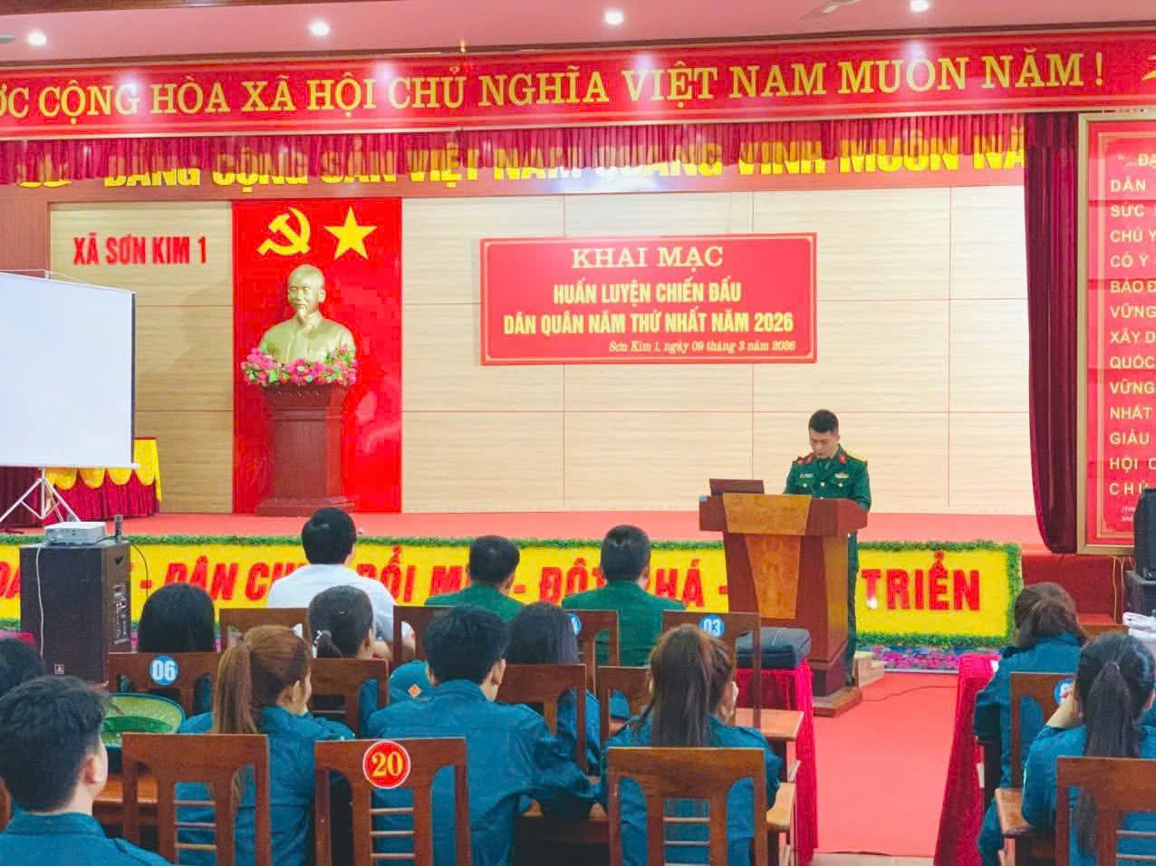SƠN KIM 1 KHAI MẠC HUẤN LUYỆN CHIẾN ĐẤU DÂN QUÂN NĂM THỨ NHẤT 2026 