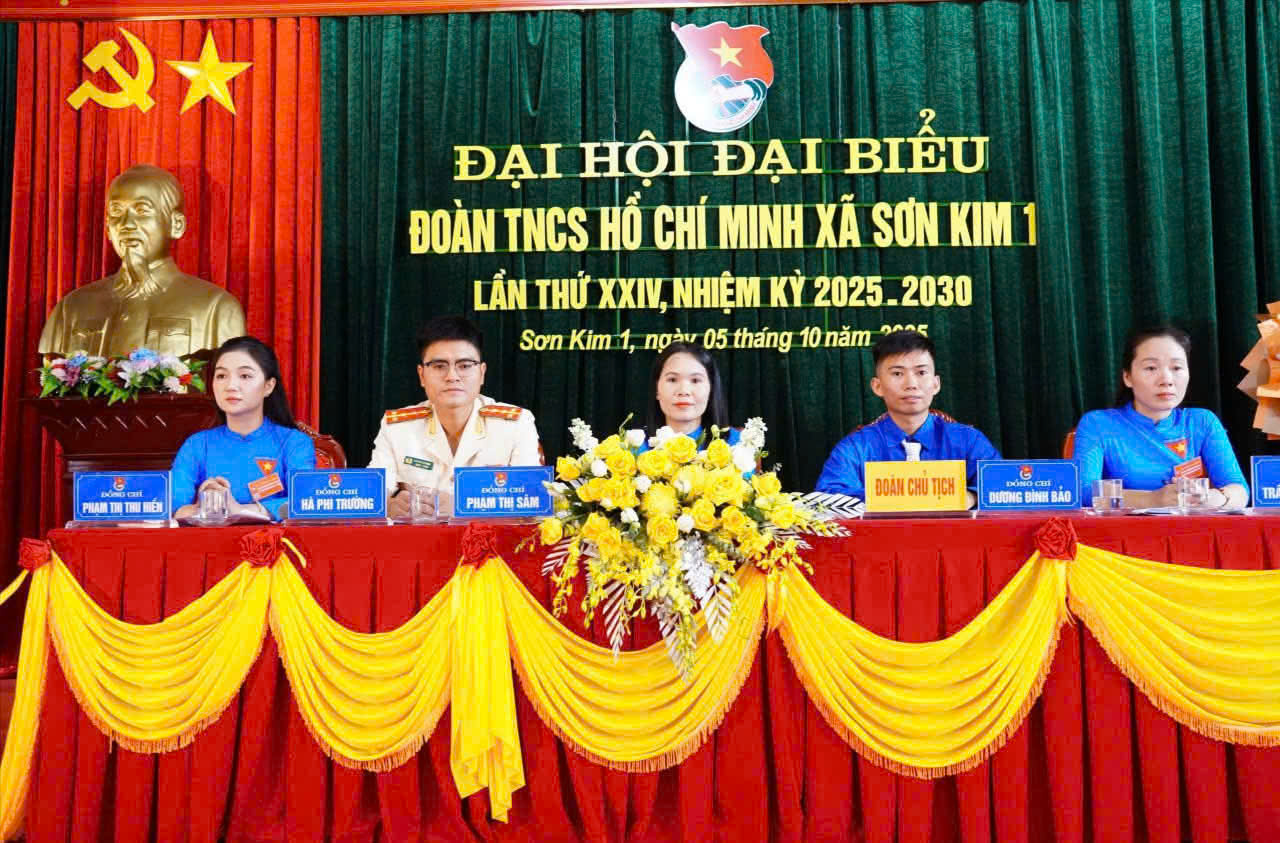 Đại hội Đoàn Thanh niên  Cộng  sản Hồ Chí Minh xã Sơn Kim 1