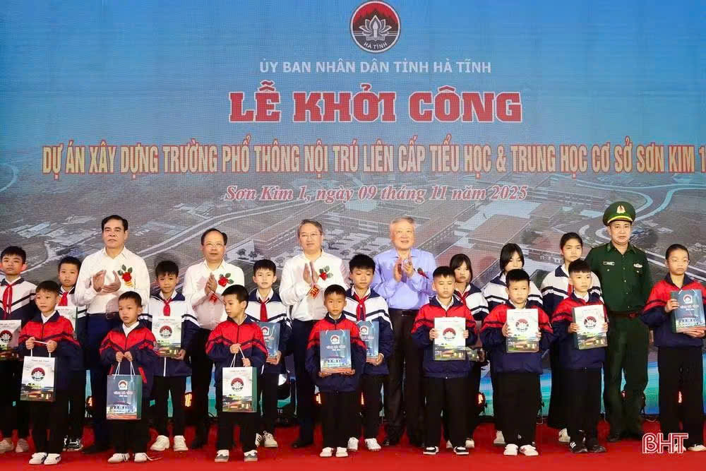 SƠN KIM 1 KHỞI CÔNG XÂY DỰNG TRƯỜNG PHỔ THÔNG NỘI TRÚ LIÊN CẤP TH&THCS