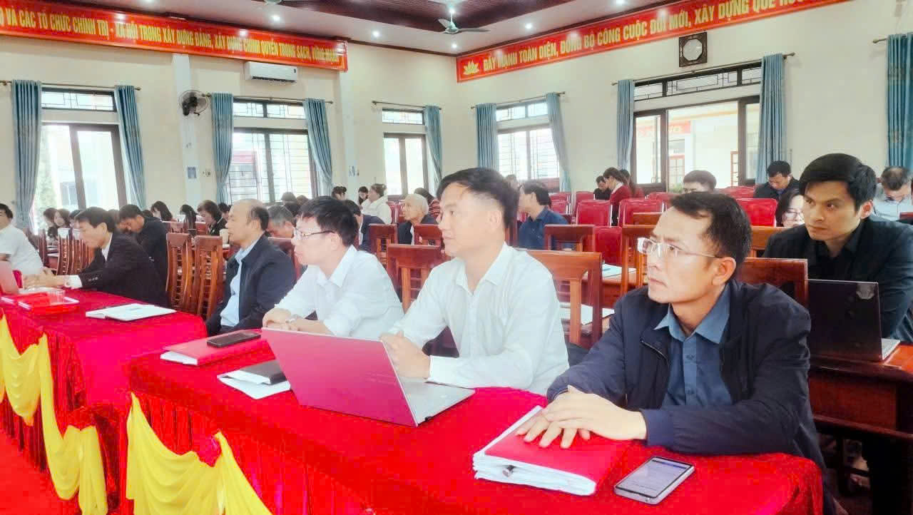 XÃ SƠN KIM 1 THAM GIA HỘI NGHỊ TOÀN QUỐC QUÁN TRIỆT NGHỊ QUYẾT 79, 80 CỦA BỘ CHÍNH TRỊ