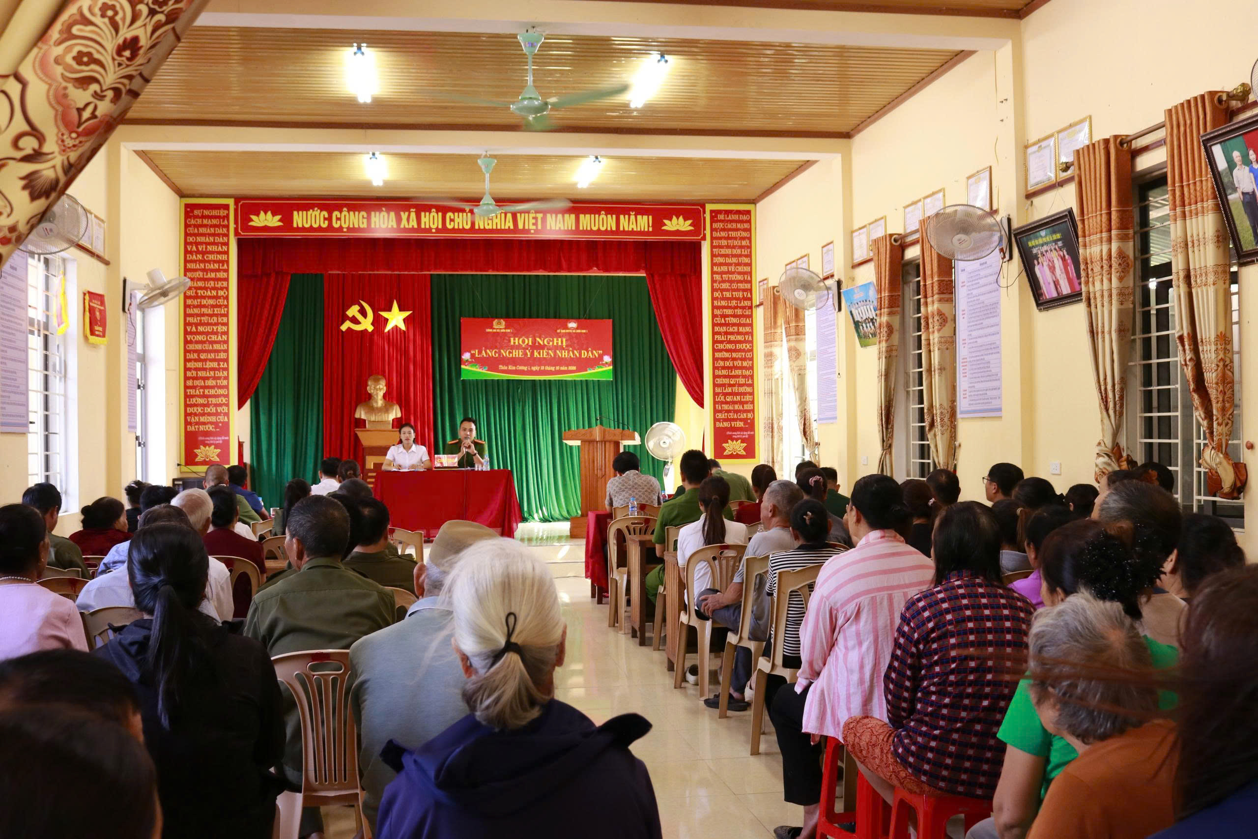 Xã Sơn Kim 1 tổ chức diễn đàn “Công an xã lắng nghe ý kiến Nhân dân”