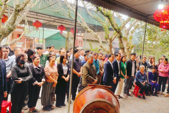 Xã Sơn Kim 1 tổ chức Lễ giỗ Đức ông Đền Kim Cương – Di tích lịch sử Văn hóa cấp tỉnh 