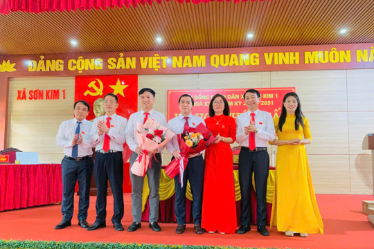 Kỳ họp thứ nhất của HĐND xã Sơn Kim 1 khóa XXI nhiệm kỳ 2026- 2031 bầu các chứ danh chủ chốt 