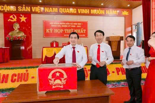 Kỳ họp thứ nhất của HĐND xã Sơn Kim 1 khóa XXI nhiệm kỳ 2026- 2031: Bầu các chức danh chủ chốt 