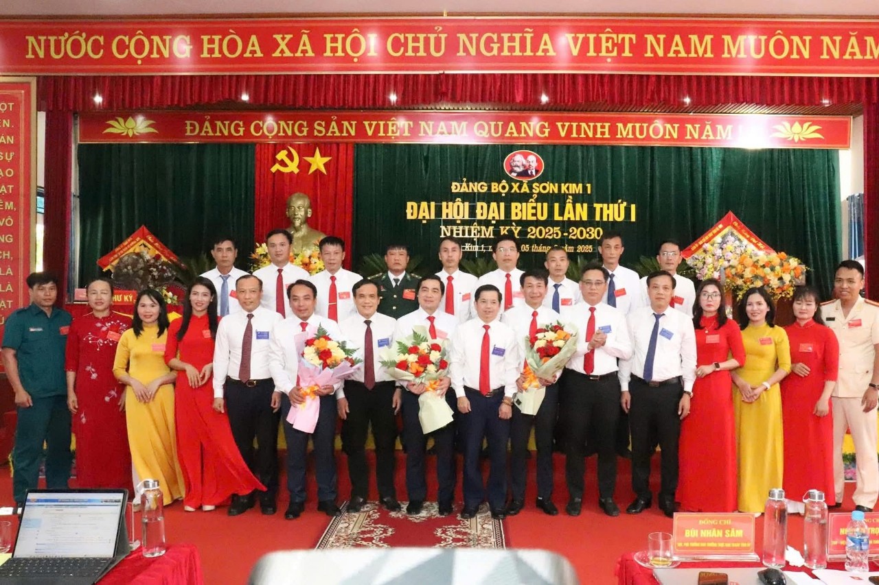 Đại hội đại biểu Đảng bộ xã Sơn Kim 1 lần thứ nhất, nhiệm kỳ 2025 - 2030