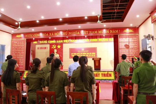 Sơn Kim 1: Bồi dưỡng nghiệp vụ, nâng cao năng lực giữ gìn an ninh, trật tự ngay từ cơ sở