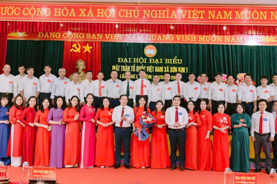Đại hội đại biểu MTTQ xã Sơn Kim 1 lần thứ nhất, nhiệm kỳ 2025 – 2030