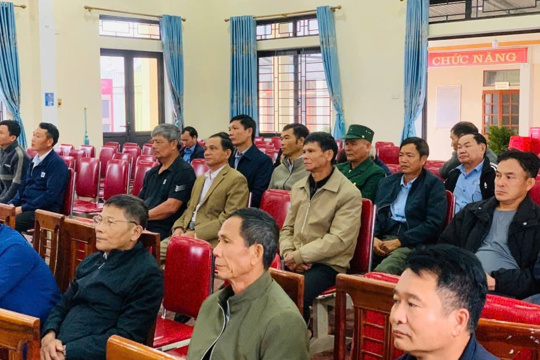 Xã Sơn Kim 1 tham gia Hội nghị trức tuyến về tiếp xúc cử tri của những người ứng cử Đại biểu Quốc hội