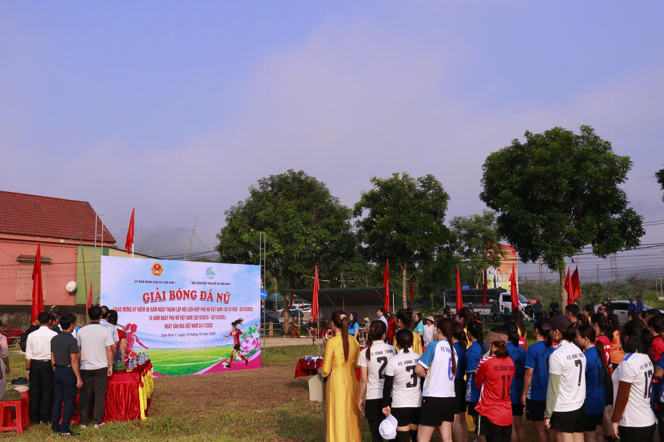 Sôi nổi giải bóng đá nữ xã Sơn Kim 1 năm 2026: Lan tỏa đam mê, khơi dậy phong trào thể thao quần chúng