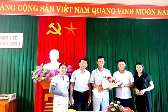 Chúc mừng Trạm y tế xã Sơn Kim 1 đạt giải nhì cuộc thi cơ sở y tế "Xanh - Sạch - Đẹp" toàn quốc
