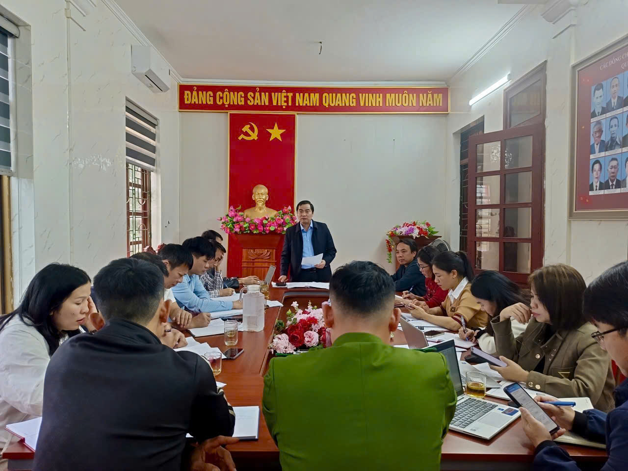 XÃ SƠN KIM 1 HỌP TRIỂN KHAI NHIỆM VỤ CÔNG TÁC BẦU CỬ QUỐC HỘI KHÓA XVI VÀ HỘI ĐỒNG NHÂN DÂN CÁC CẤP NHIỆM KÌ 2026-2031 